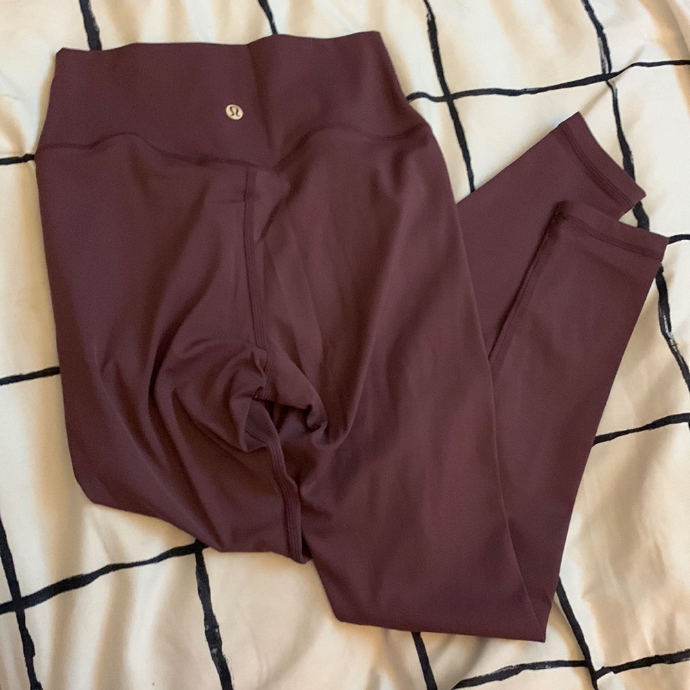 leggings maroon